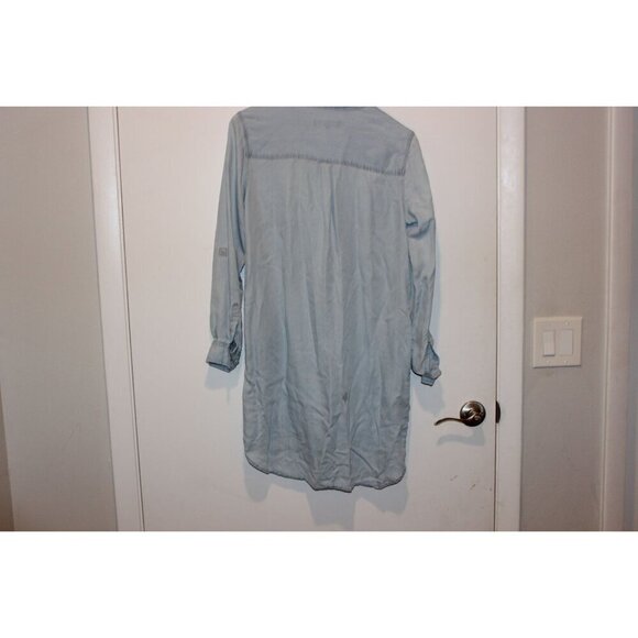 Anthropologie Thread & Supply Light Denim Button Down Dress Women size Small - Picture 6 of 10